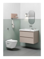 Sapho Gsi Norm Swirlflush fali WC csésze 50x36 cm, fehér 861