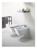 Sapho Gsi Norm fali bidé 36x55 cm, ExtraGlaze bevonattal, fe