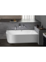 Polysan Sussi R jobb sarokhoz illeszthető kád 160x70 cm, feh