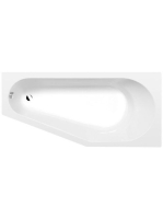 Polysan Tigra aszimmetrikus akril kád 170x80 cm, jobbos 9061