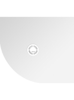 Polysan Flexia jobbos öntött márvány zuhanytálca 90x80 cm, f