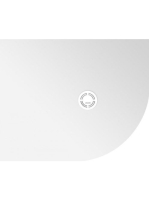 Polysan Flexia balos öntött márvány zuhanytálca 110x90 cm, f