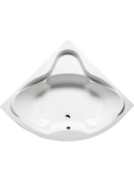 Polysan Simona sarokkád 150x150 cm, fehér 94111 - Fürdőszoba