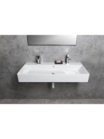 Sapho Gsi Kube X mosdó ExtraGlaze bevonattal 100x47 két csap