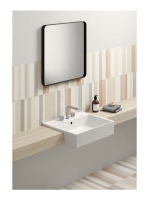 Sapho Gsi Kube X kerámia mosdó 55x47 cm, ExtraGlaze, fehér 9