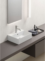 Sapho Gsi Kube X kerámia mosdó 50x37 cm ExtraGlaze bevonatta