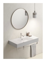 Sapho GSI KUBE X kerámiamosdó 100x47 cm túlfolyóval, fehér 9