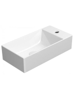 Sapho Gsi Kube X kézmosó 50x25 csapfurattal és ExtraGlaze be