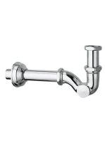 Sapho Bidé szifon, króm 9601 - Fürdőszoba - Szifonok & Leere