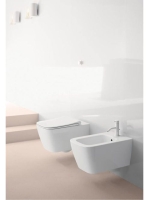 Sapho GSI Nubes szögletes kerámia bidé 55x35 cm, ExtraGlaze