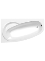 Polysan Naos aszimmetrikus akril kád 170x100 cm, balos 98111