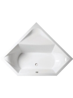 Polysan Floss sarokkád 145x145 cm, fehér 98611 - Fürdőszoba