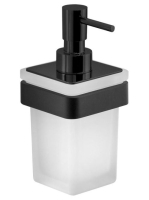 Sapho Samoa fali szappanadagoló 170 ml, matt fekete/matt üve