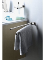 Sapho Aida mozgatható dupla törölközőtartó 32 cm, króm AI021