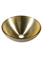 Sapho Murano Soft Brown üvegmosdó 40x14 cm, világos barna AL