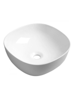 Sapho Moro pultra szerelhető kerámia mosdó 41x41 cm, fehér A