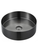 Sapho Aurum Pultra ültethető inox mosdó Click-Clack lefolyóv