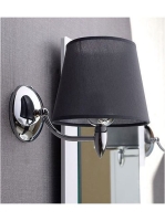 Sapho HANBO fali lámpa E27 60W, 230V, króm (AU526) - Fürdősz