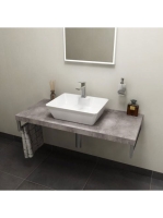 Sapho Avice mosdópult 60x49,5 cm, cement szürke AV067 - Fürd