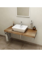 Sapho Avice mosdópult 110x49,5 cm, régi fa AV118 - Fürdőszob