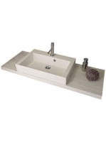 Sapho AVICE mosdótartó pult 180 x 49,5 cm, AV185 - Fürdőszob