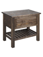 Sapho Brand álló mosdótartó szekrény 80x73x50 cm, barna BA08