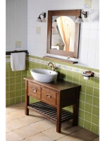 Sapho Brand 2 fiókos mosdótartó szekrény 100x73x50 cm, barna