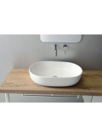 Sapho Caleo kerámia mosdó 60x42 cm, fehér CA590 - Fürdőszoba