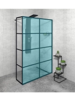 Sapho Gelco Cure Black fix oldalfal 35 cm, matt fekete CB350