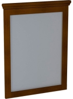 Sapho Cross keretes tükör 60x80 cm, mahagóni CR011 - Fürdősz