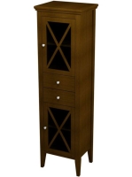 Sapho Cross állószekrény, 47x120 cm, jobbos, mahagóni CR013
