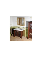 Sapho Cross Mosdótartó szekrény, 55 cm, Mahagóni CR060 - Für