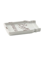 Sapho Catherine álló kerámia szappantartó, fehér CT1102 - Fü