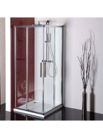 Polysan Lucis Line szögletes zuhanykabin 90x90 cm, átlátszó