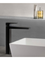 Sapho Dimy magasított egykaros mosdó csaptelep, matt fekete