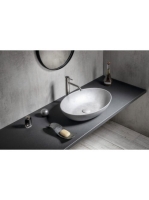 Sapho Formigo beton mosdó 60x40cm, ezüst FG122 - Fürdőszoba