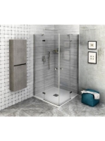 Polysan Fortis Line oldalfalhoz zuhanyajtó 100 cm, jobbos, k