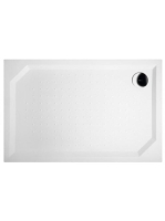 Sapho Gelco Sara öntött márvány zuhanytálca 120x80 cm, fehér