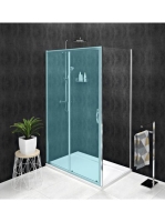 Gelco Sigma Simply oldalfal zuhanyajtóhoz, transzparent üveg