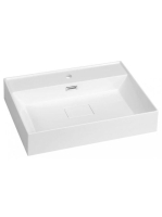 Sapho Godiva öntött márvány mosdó 58x44 cm, szögletes GU058