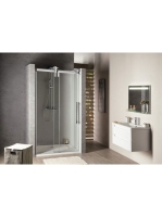 Sapho Gelco Volcano zuhanyajtó 150x218 cm transzparent üveg,