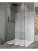 Sapho Gelco Vario Walk-In zuhanyfal 110x200 cm, transzparent