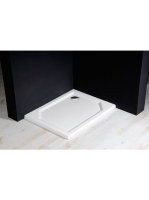 Sapho Gelco Sara öntött márvány zuhanytálca 90x80 cm, fehér