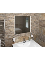 Sapho Integra LED-es falba építhető tükrös szekrény 65x70x16