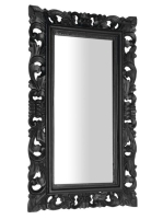 Sapho Samblung tükör 40x70 cm, fekete IN113 - Fürdőszoba - F