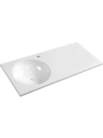 Sapho Juno öntött márvány mosdó 100x46 cm, balos JU101 - Für