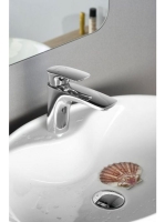 Sapho Timea mosdó csaptelep leeresztő nélkül, króm JV002 - F