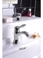 Sapho Kirké mosdó csaptelep automata leeresztővel, fehér ker