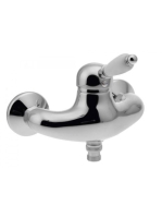 Sapho Kirké zuhany csaptelep, zuhanyszett nélkül, fehér kerá