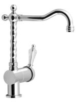 Sapho Kirké Crystal egykaros mosogató csaptelep, króm KI14KC